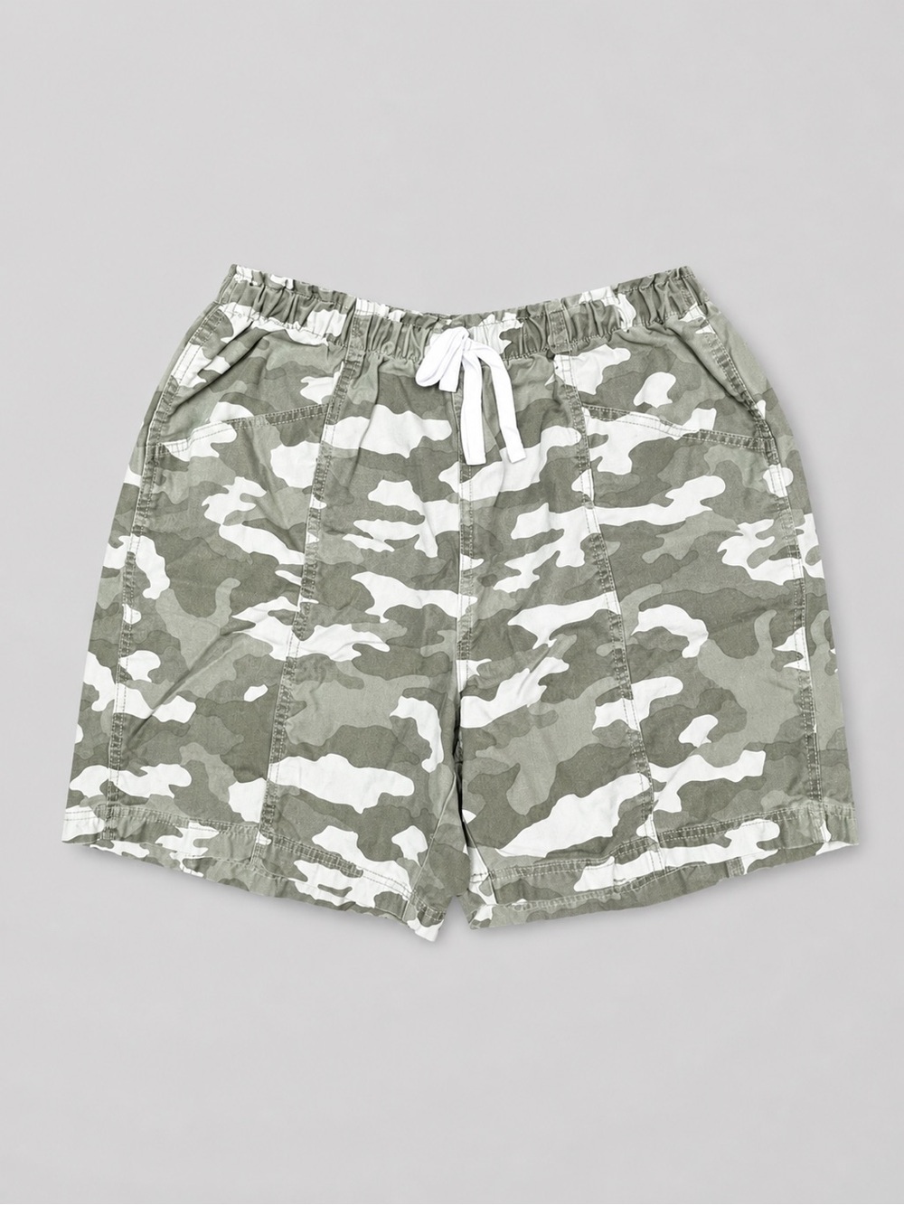 Aerie Camo Utility Shorts Size Large | Drawstring Waist | 6.5” Inseam - Picture 2 of 7